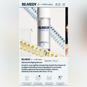 REMEDY Anti Aging cream, New
